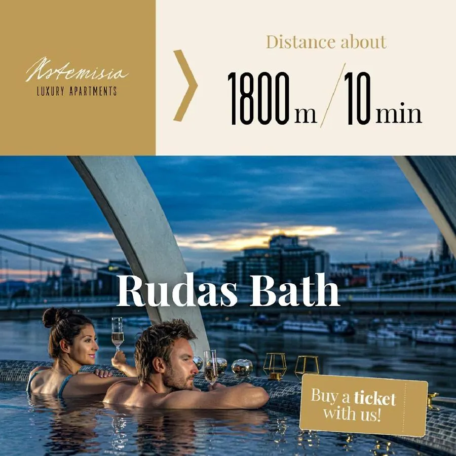 Artemisia Luxury Apartments Balcony Budapest