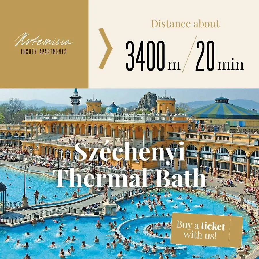 Artemisia Luxury Apartments Balcony Budapest